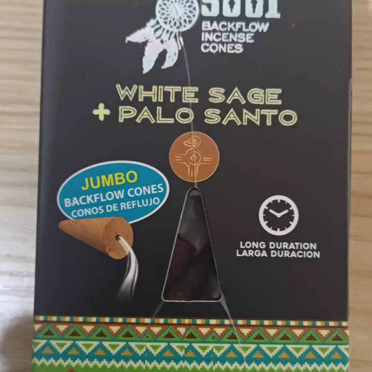 Cônes d'encens percés sauge blanche + palo santo