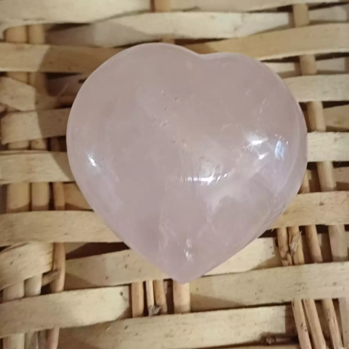 Coeur Quartz rose