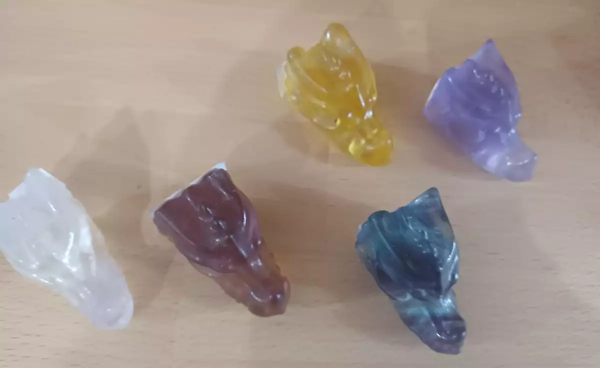 Figurine en fluorite