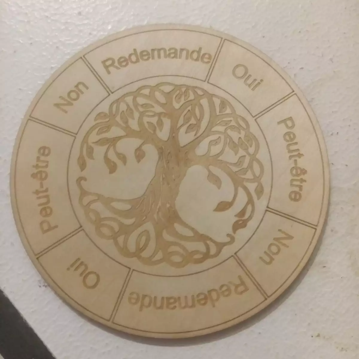 Plaque de rechargement arbre de vie/pendule