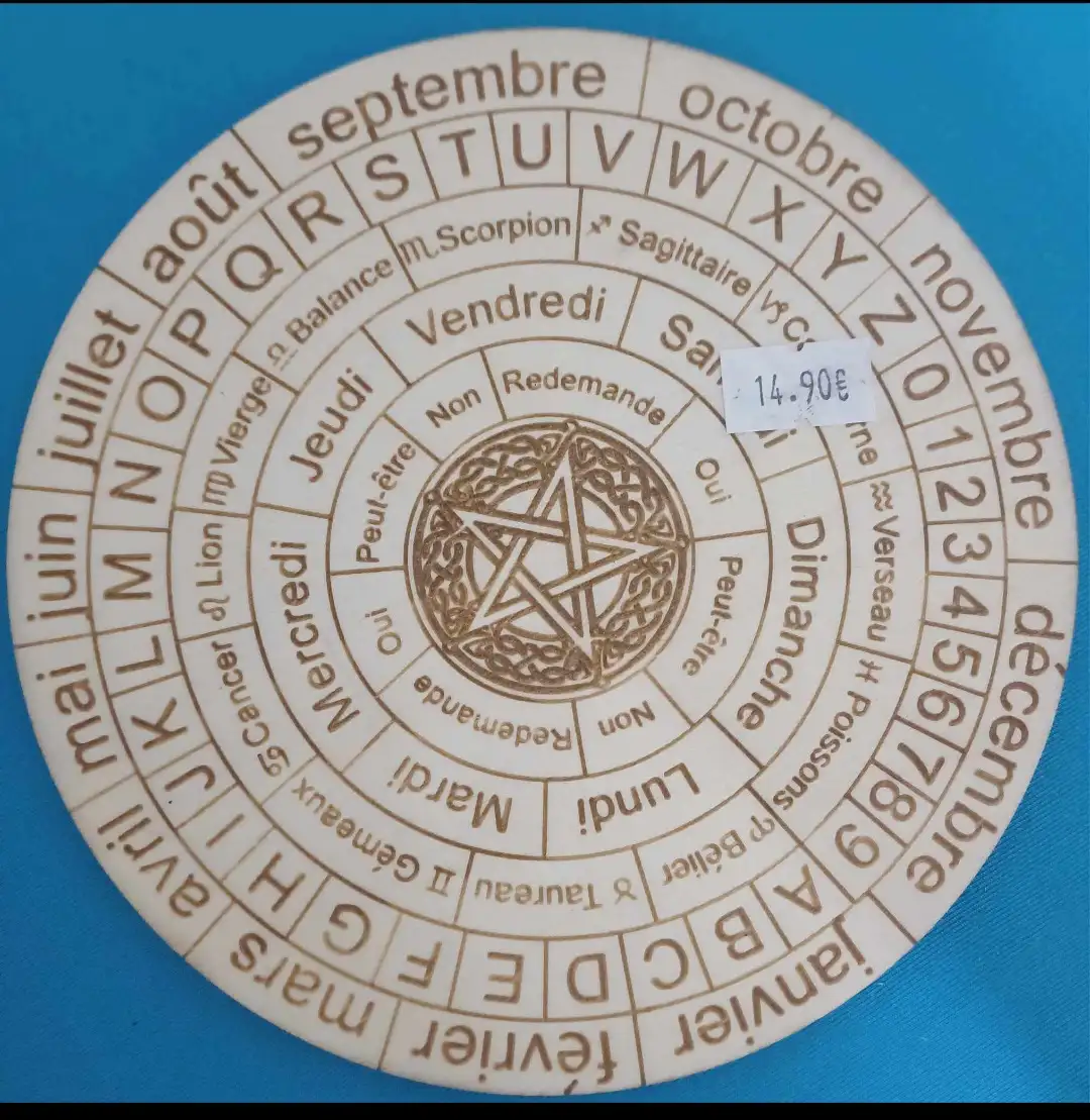 Plaque radiesthésie